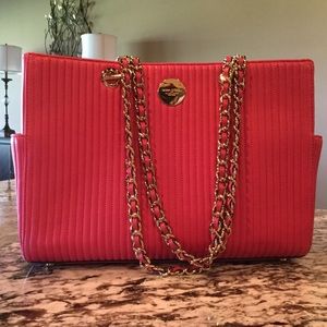Henri Bendel hot pink tote